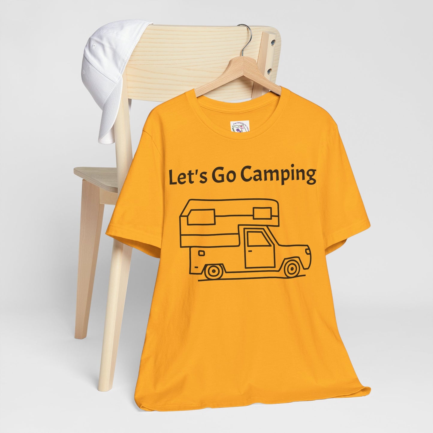 Let's Go Camping Unisex Jersey Short Sleeve Tee