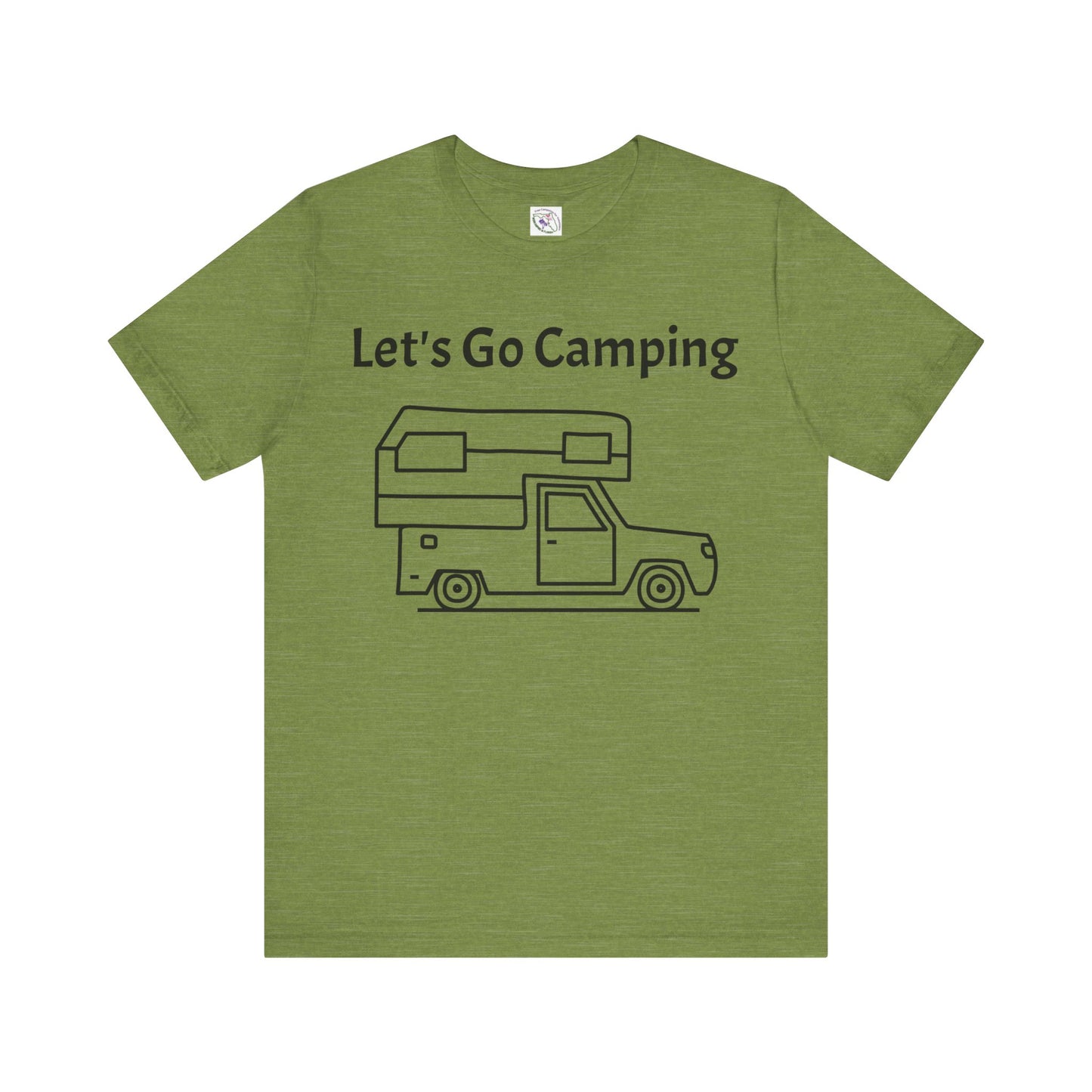 Let's Go Camping Unisex Jersey Short Sleeve Tee