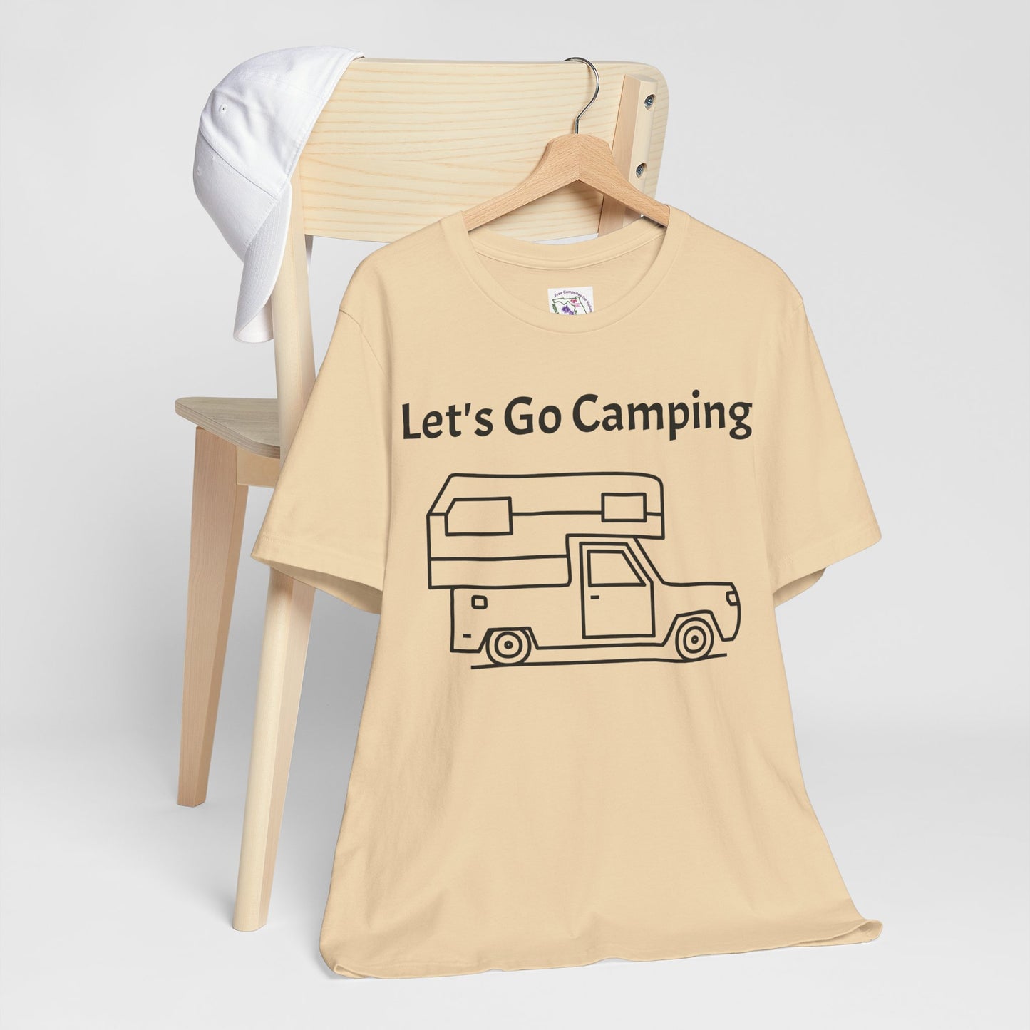 Let's Go Camping Unisex Jersey Short Sleeve Tee