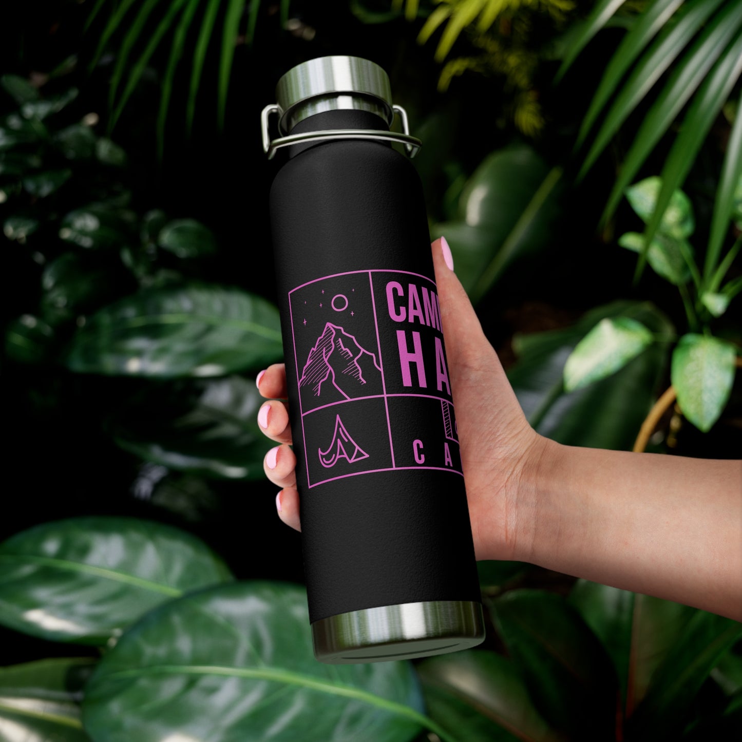 Camp Hair Dont Care - 22oz Vacuum Insulated Bottle