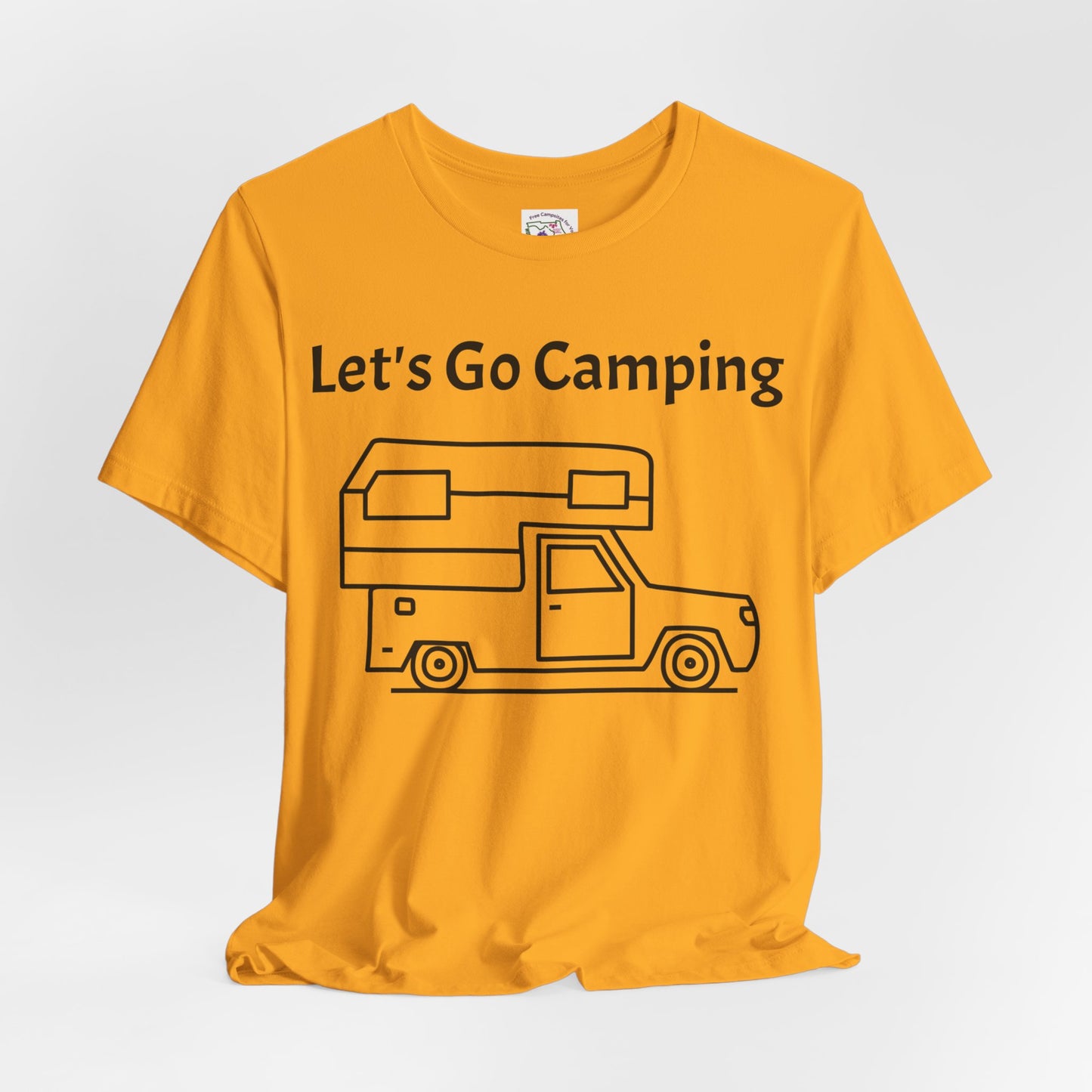 Let's Go Camping Unisex Jersey Short Sleeve Tee