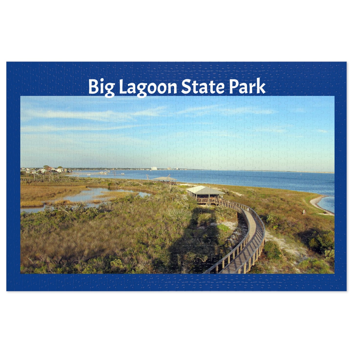 Big Lagoon State Park Jigsaw Blue Puzzle