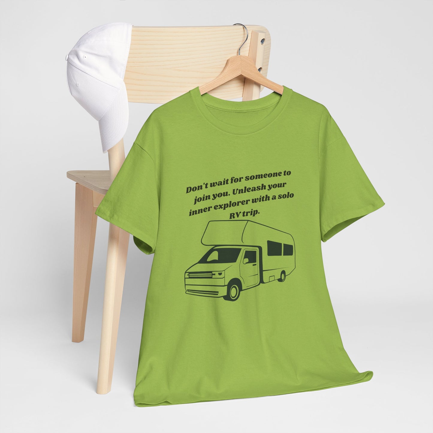 Don't Wait For Someone To Join You Go RVing Unisex Heavy Cotton Tee