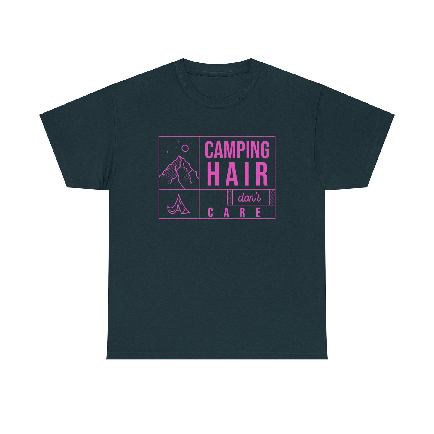 Camp Hair Dont Care Unisex Heavy Cotton Tee