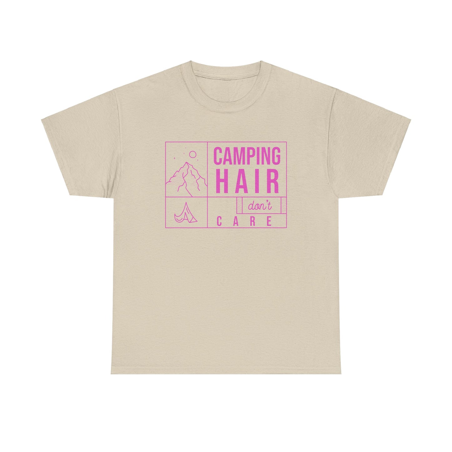 Camp Hair Dont Care Unisex Heavy Cotton Tee