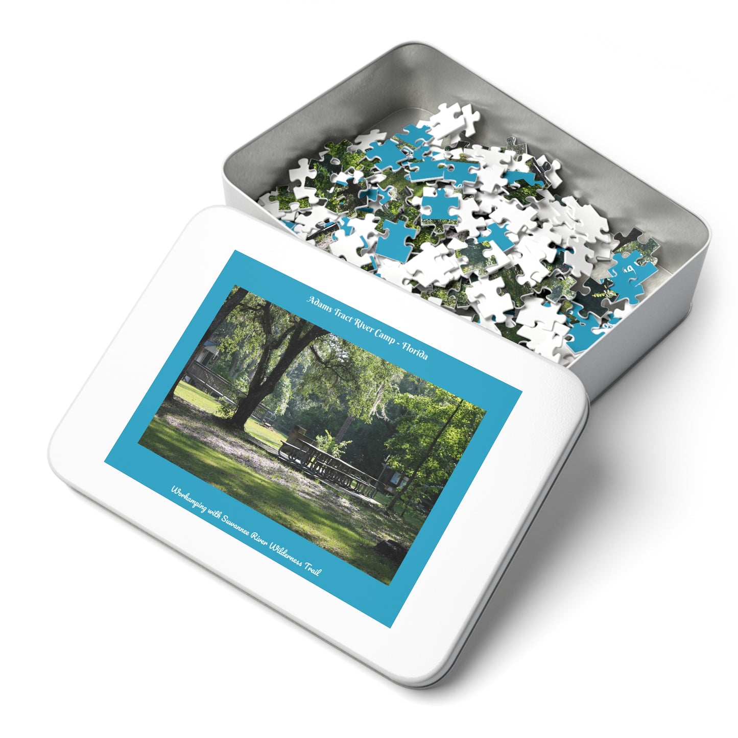 Adams Tract River Camp Turquoise Puzzle