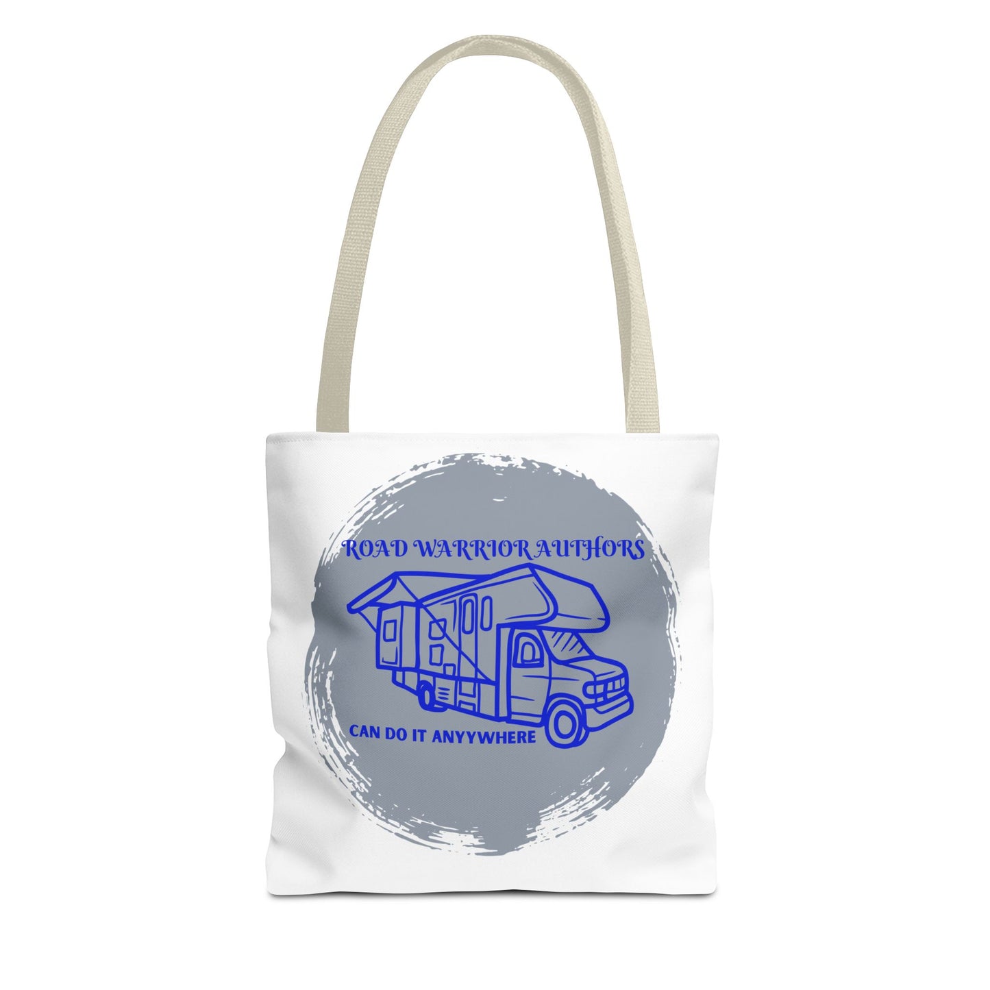 Road Warrior Can Do It Anywhere White Tote Bag (AOP)