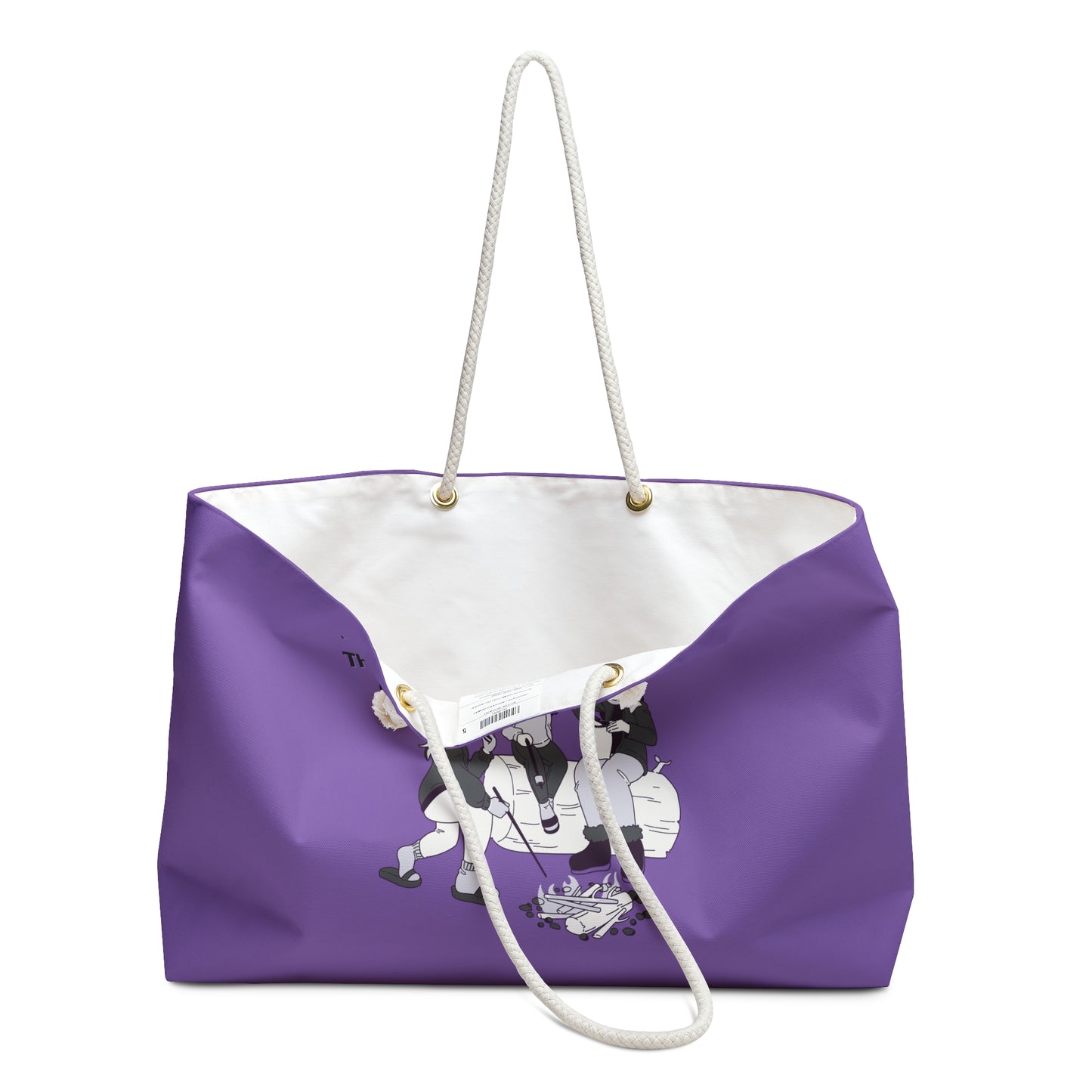 Wine Laughter and Wanderlust  Women RVing Purple Weekender Bag