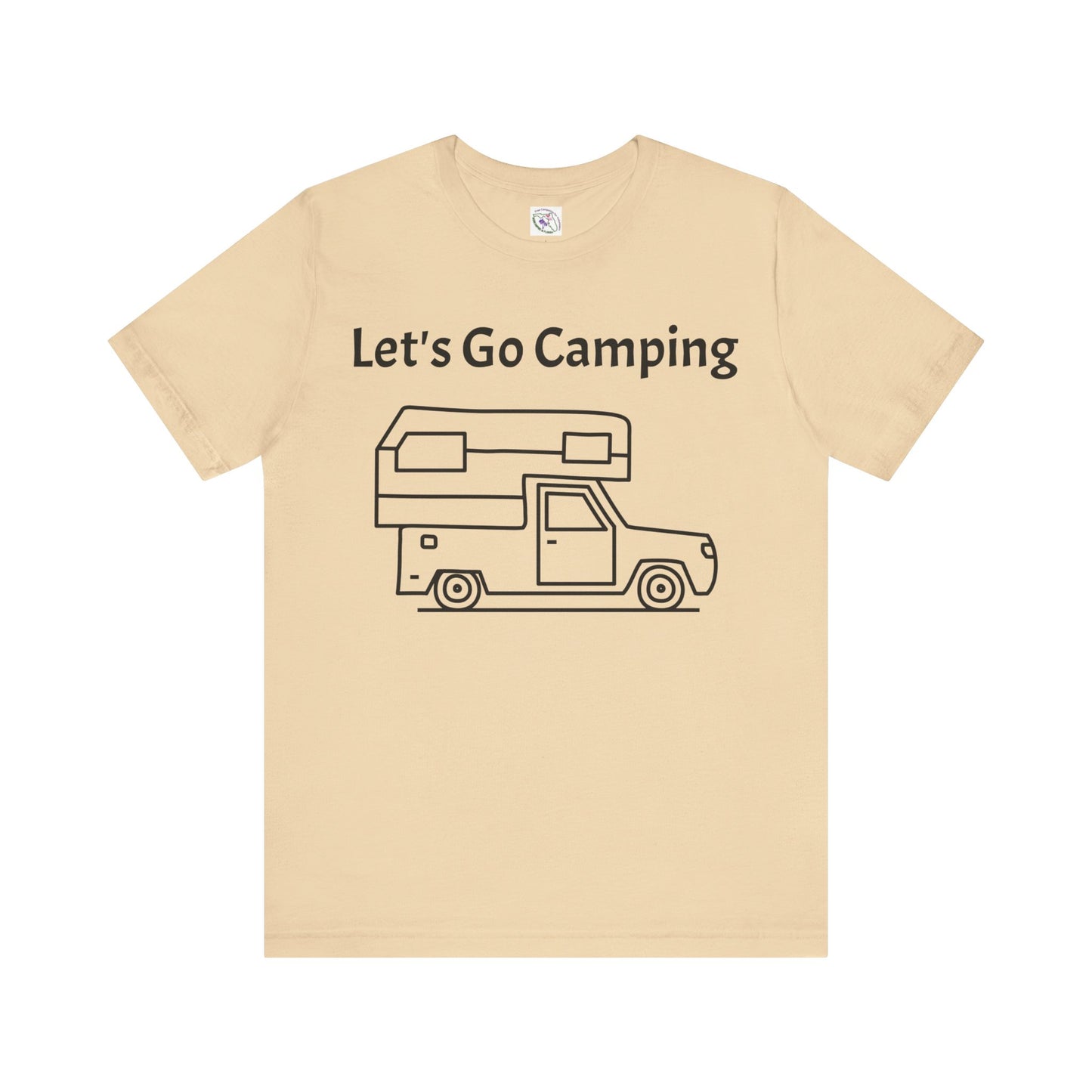 Let's Go Camping Unisex Jersey Short Sleeve Tee